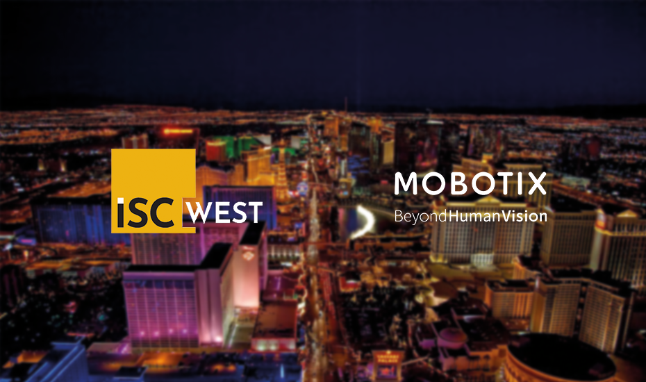 ISC West & MOBOTIX Logo, Background: Las Vegas
